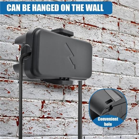 1PCS Weatherproof Electrical Connection Box, Outdoor Electrical Box, Black - Picture 6 of 6